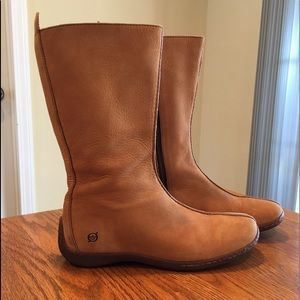 Born 12” Leather Zip boots